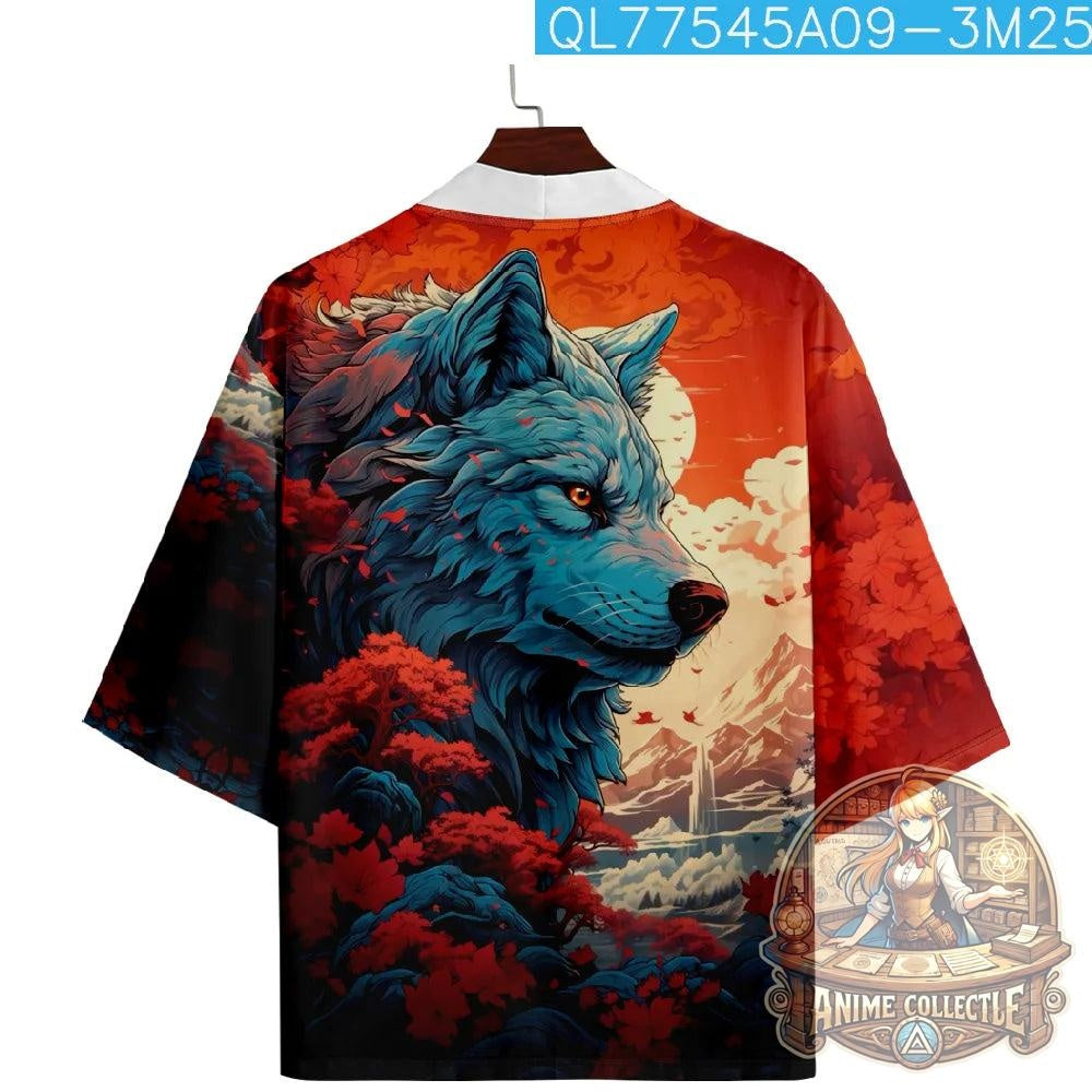 🐺 3D Wolf Kimono 🐺