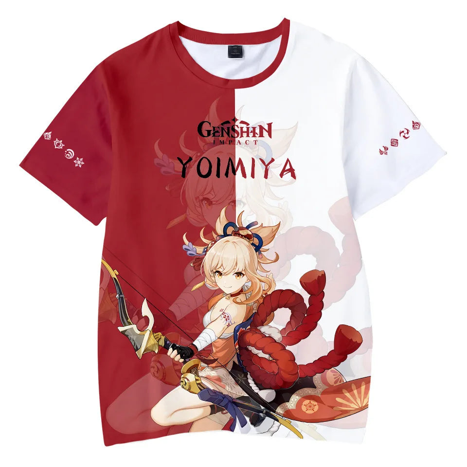 🔥 Genshin Impact 3D Printed T-Shirt 🔥