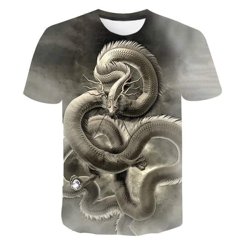 🔥 Dragon 3D Printed T-Shirt 🔥