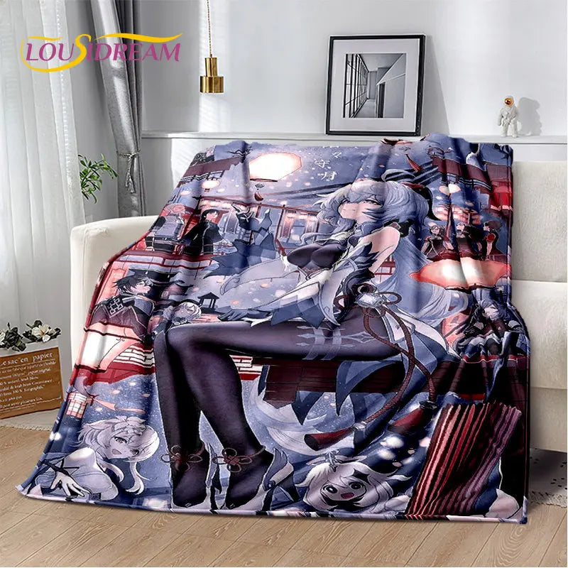 🌟 Genshin Impact Printed Blanket 🌟