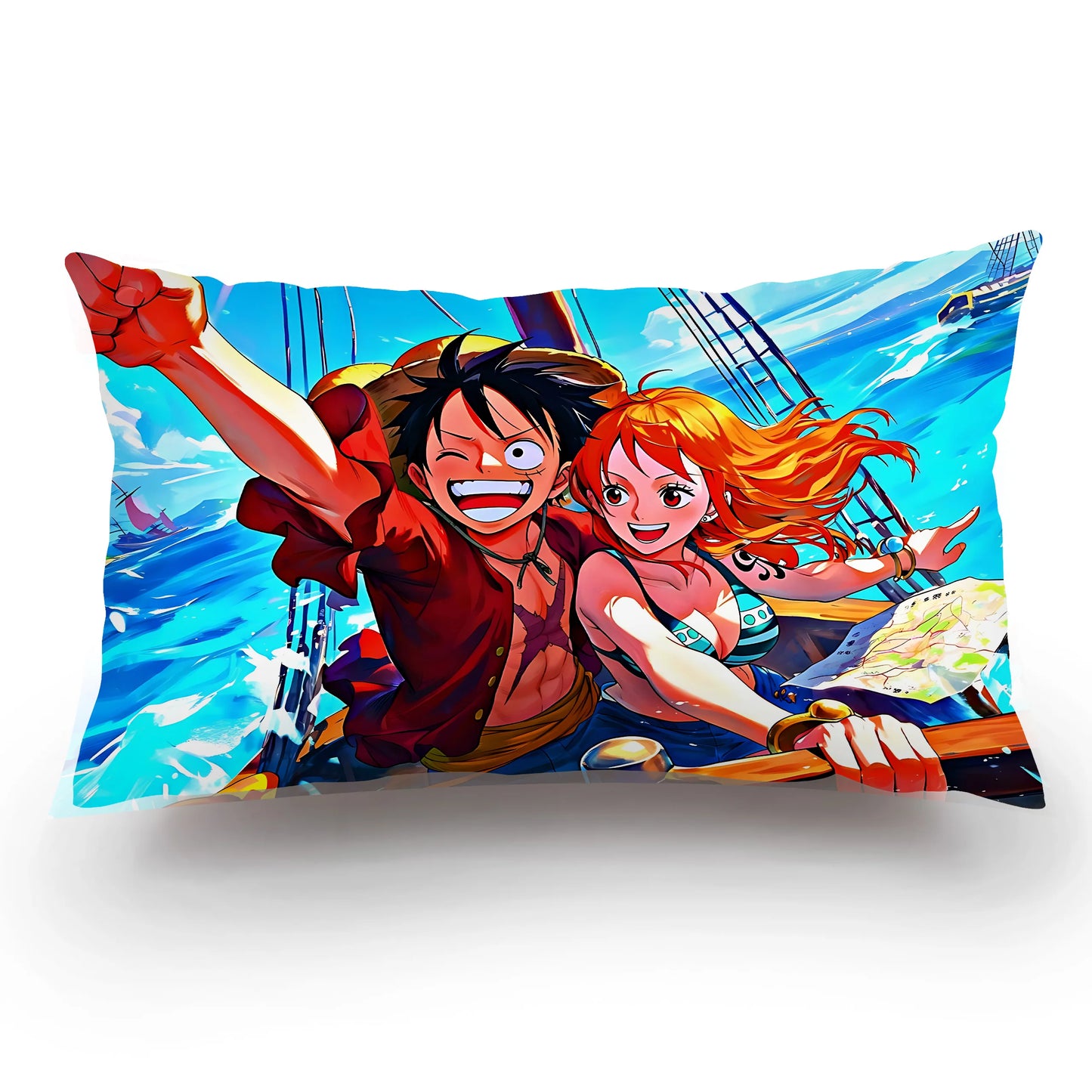 🛏️ One Piece Polyester Pillowcase – Double-Sided Print! 🛏️