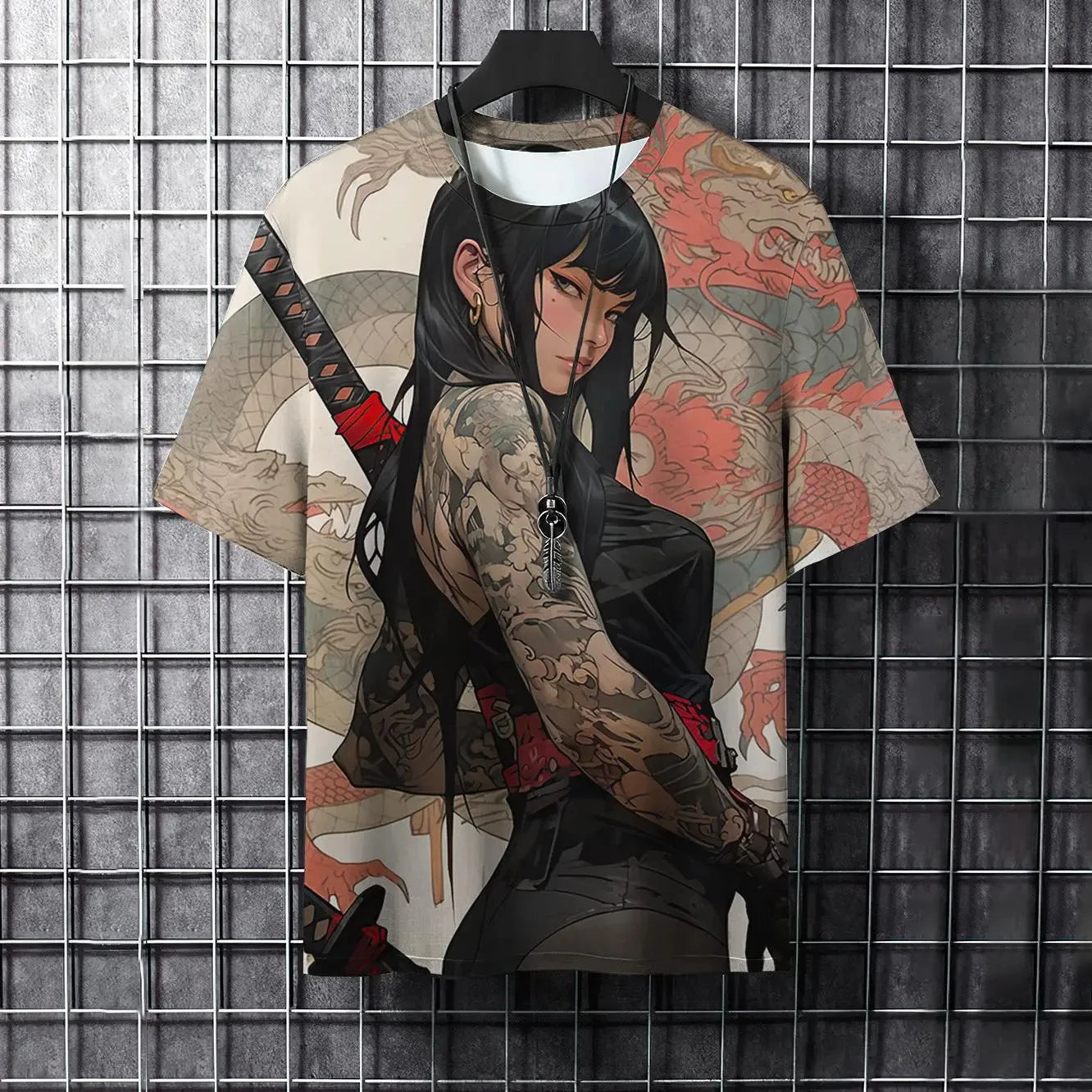 🔥 Japan Style 3D Print Men’s T-Shirt – Bold & Breathable! 🔥