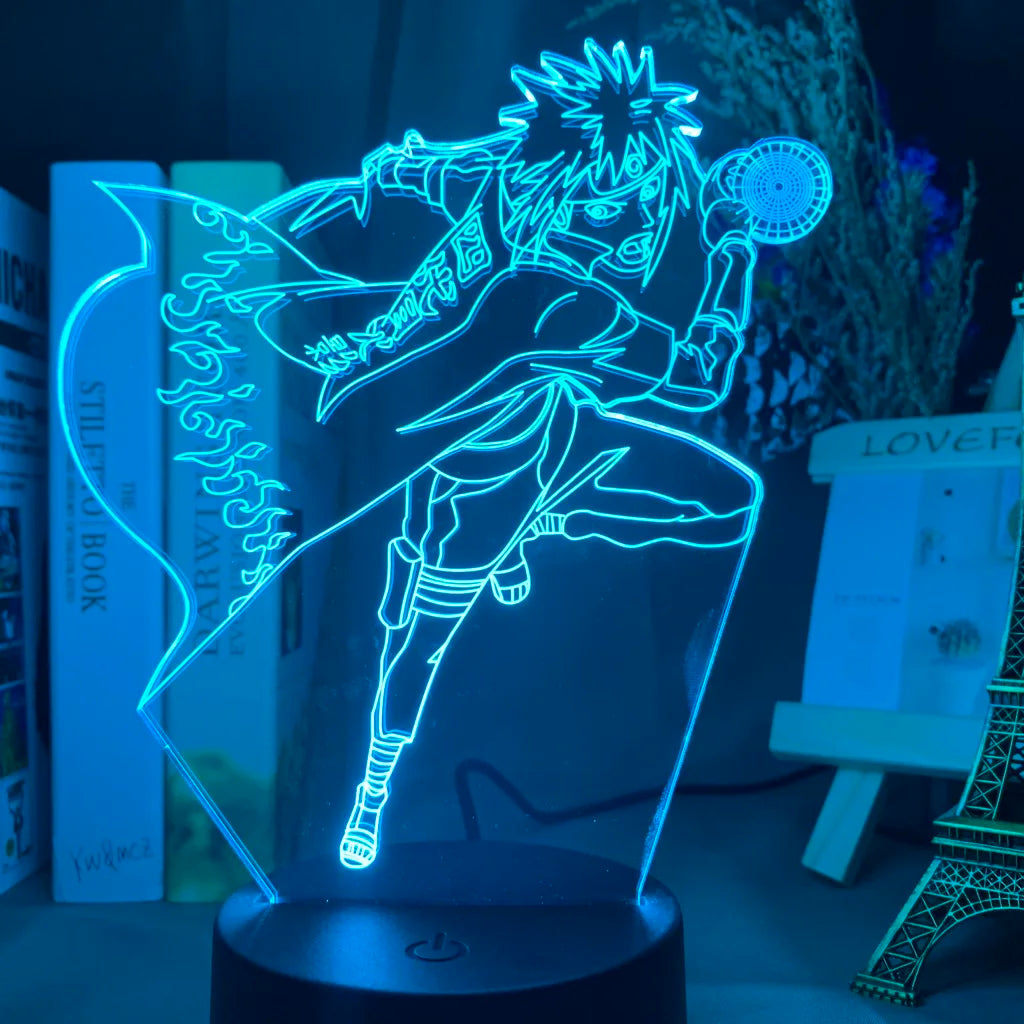 🔥 Naruto 3D LED-nachtlampje – Ultieme Ninja-vibes! 🔥