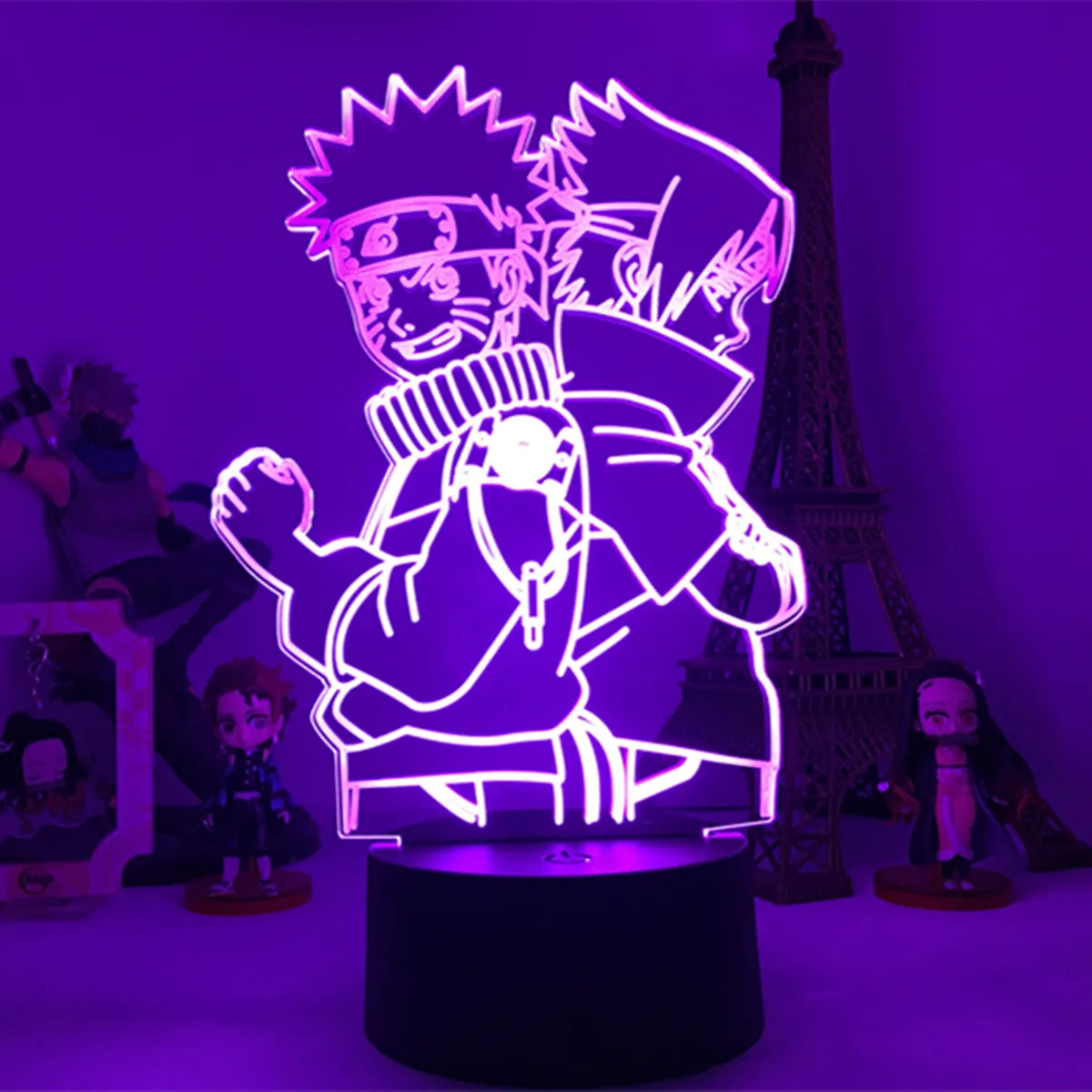 🔥 Naruto 3D LED-nachtlampje – Ultieme Ninja-vibes! 🔥