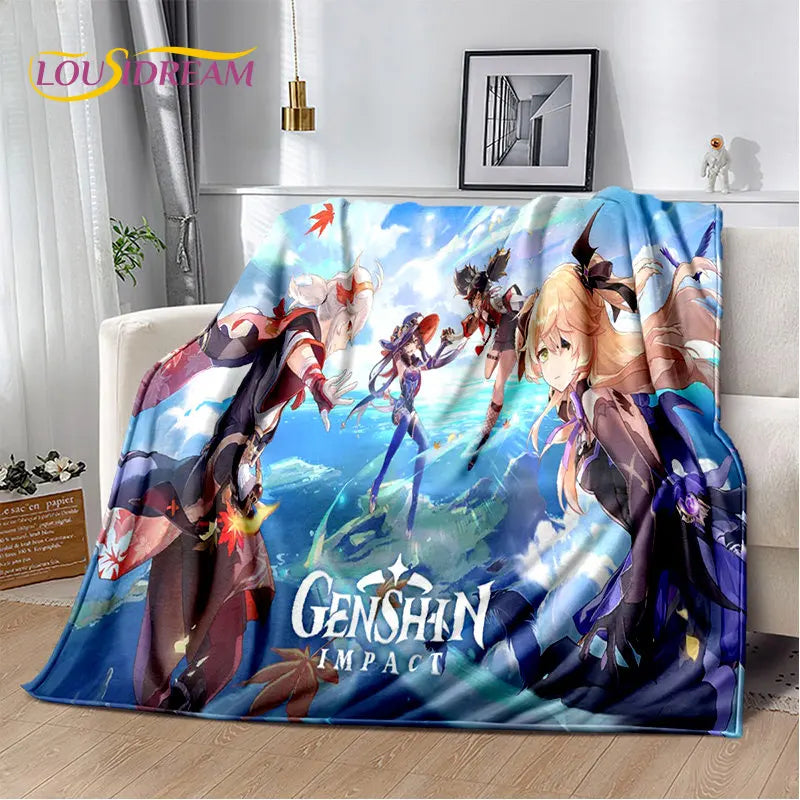 🌟 Genshin Impact Printed Blanket 🌟