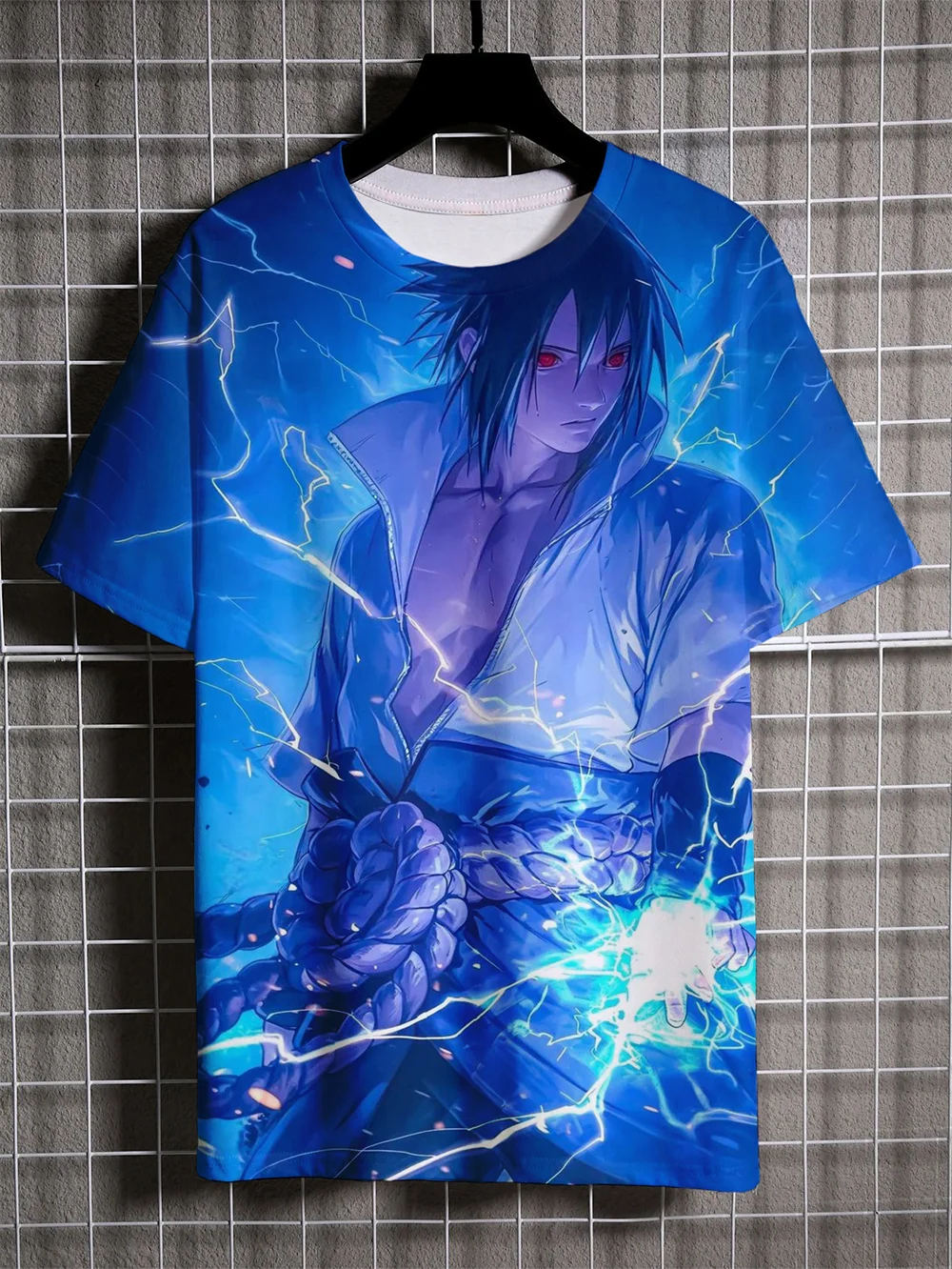 Nieuwe Anime Naruto Heren Korte Mouw 3D Geprint Uzumaki Naruto Patroon Straat Hip-Hop Stijl Kleding Casual Heren T-shirt