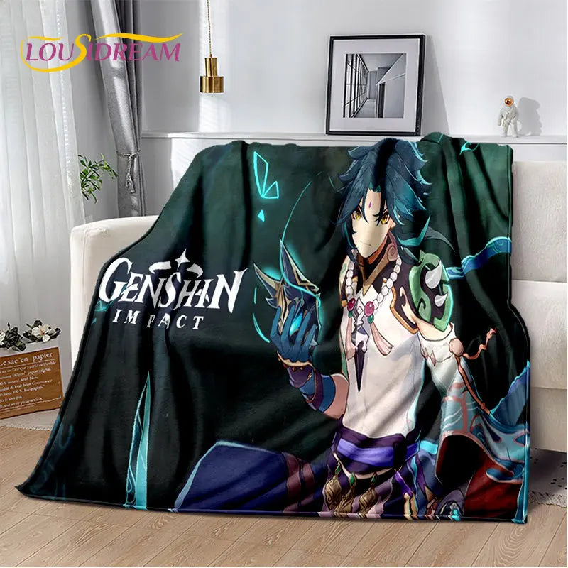 🌟 Genshin Impact Printed Blanket 🌟