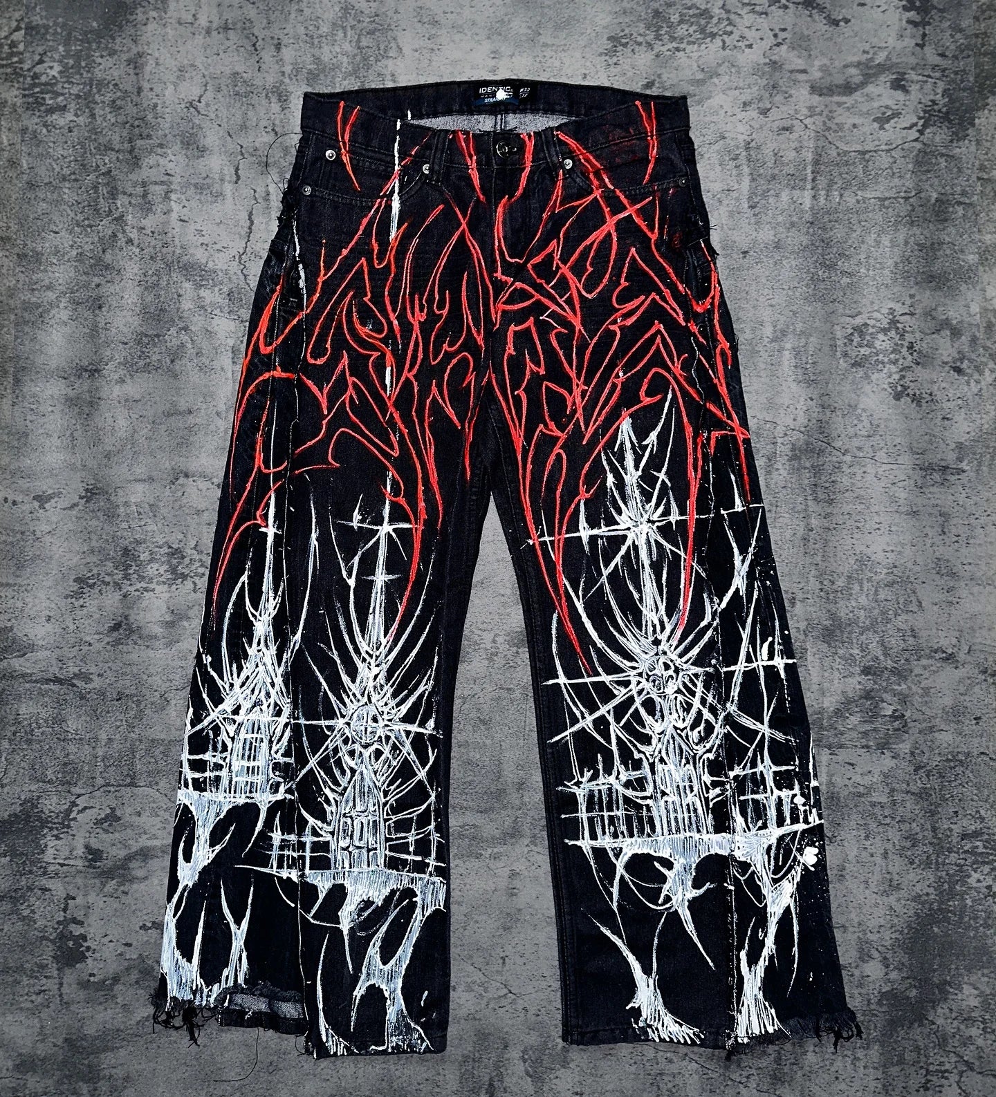 Harajuku Anime Print Baggy Jean Wijde Pijpen Vrouwen Hoge Taille Broek Broek Nieuwe Y2k Jeans voor Mannen Populaire Stijl Streetwear