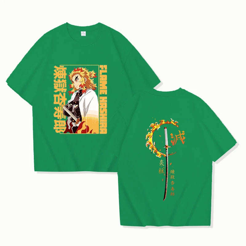 🔥 Rengoku Kyojuro Anime T-Shirt 🔥