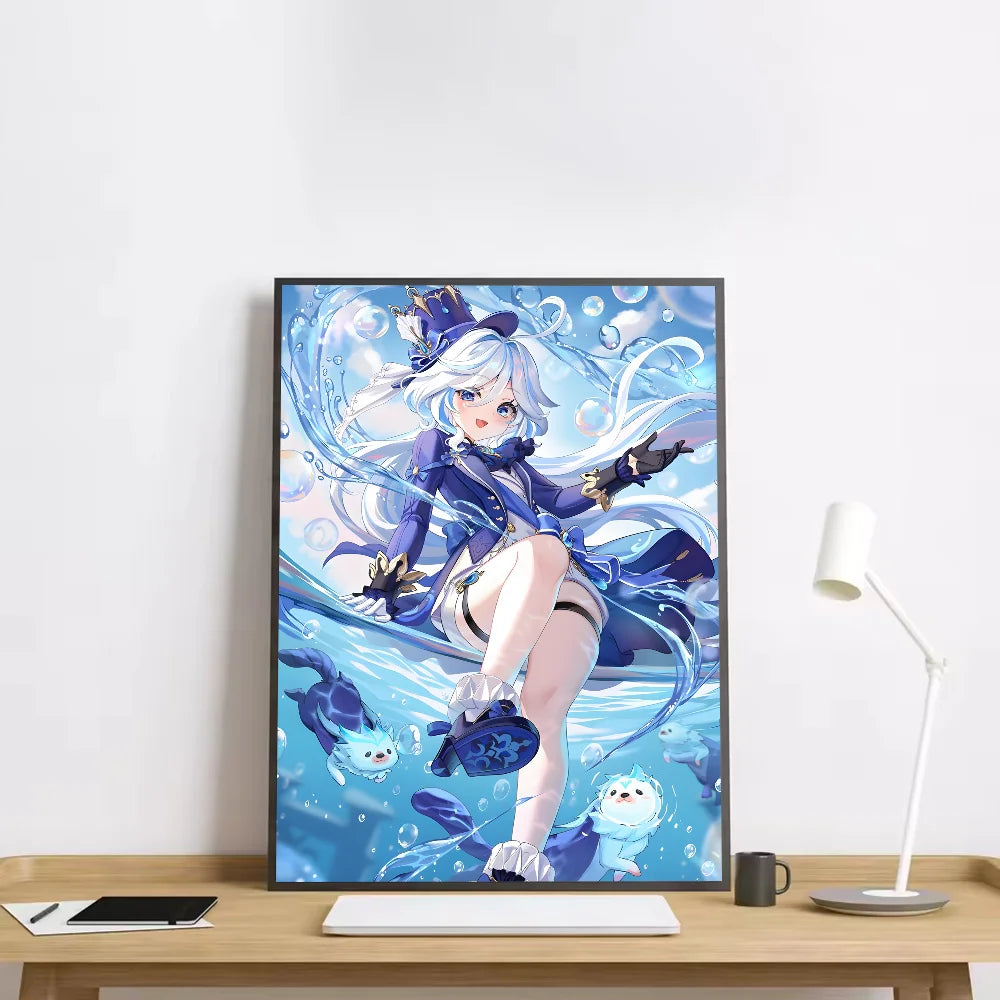 💙 Furina Genshin Impact HD Wall Poster 💙