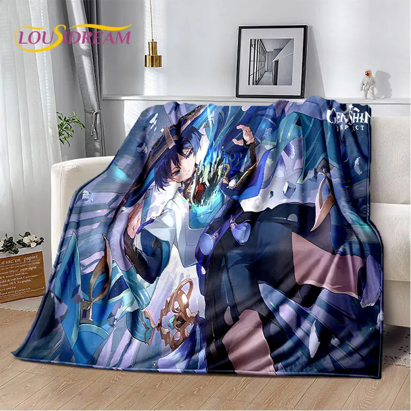 🌟 Genshin Impact Printed Blanket 🌟