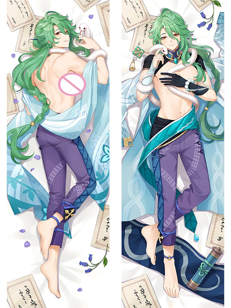 🌟 Genshin Impact Baizhu Anime Pillowcase