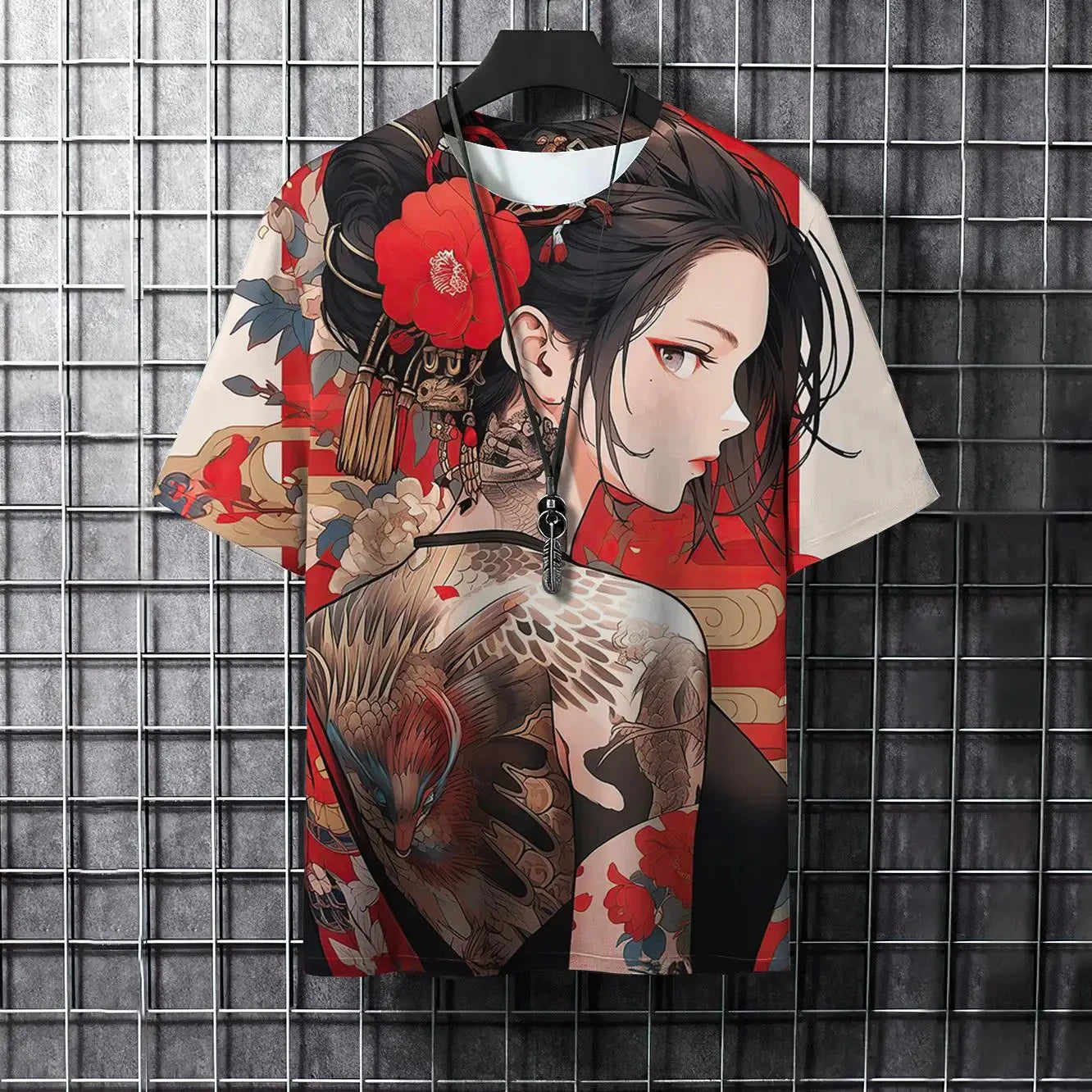 🔥 Japan Style 3D Print Men’s T-Shirt – Bold & Breathable! 🔥