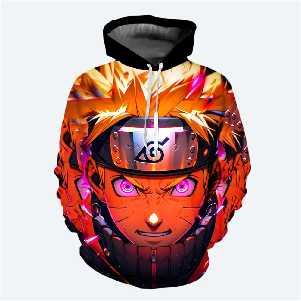 🔥 Naruto 3D Printed Hoodie – Ultimate Ninja Streetwear! 🔥