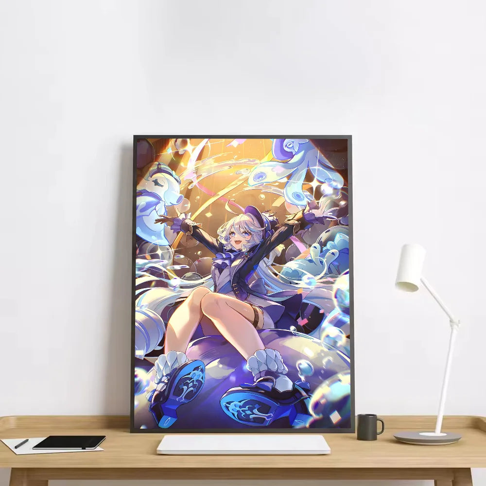 💙 Furina Genshin Impact HD Wall Poster 💙