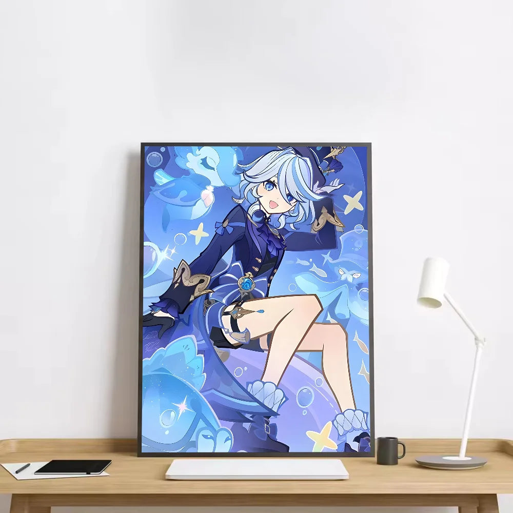 💙 Furina Genshin Impact HD Wall Poster 💙