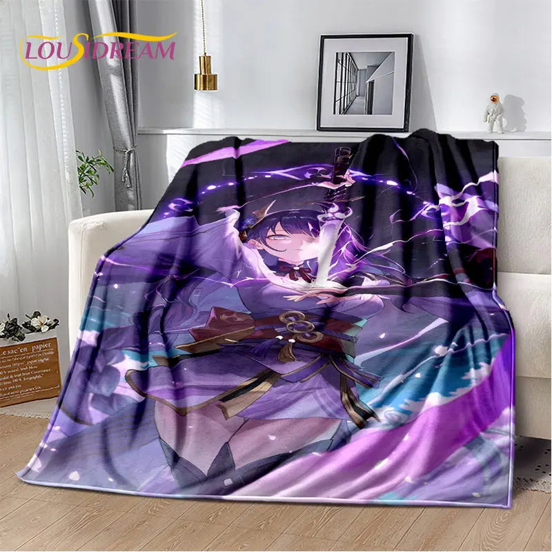 🌟 Genshin Impact Printed Blanket 🌟