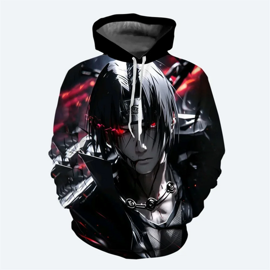 Uchiha Itachi Jongens Meisjes Hoodie Uzumaki Naruto Heren Hoodie 3D Print Sasuke Pullover Heren Hoodie Kakashi Herenkleding