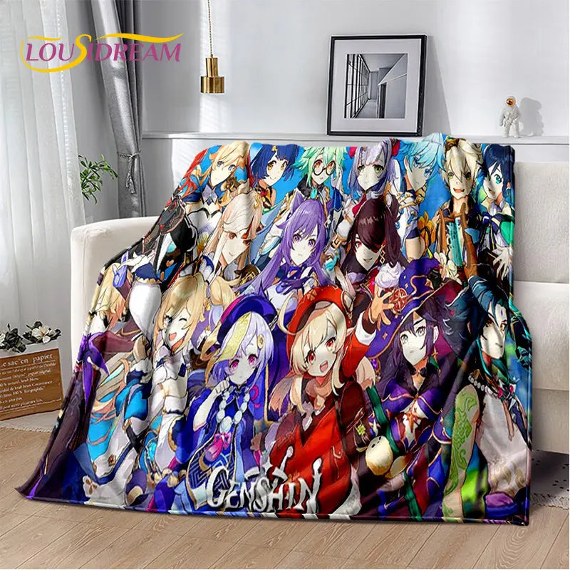 🌟 Genshin Impact Printed Blanket 🌟