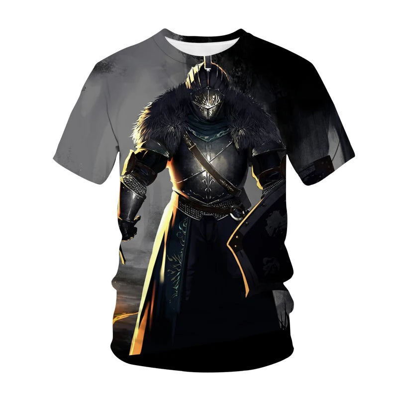 🔥 Dark Souls 3D Printed T-Shirt 🔥