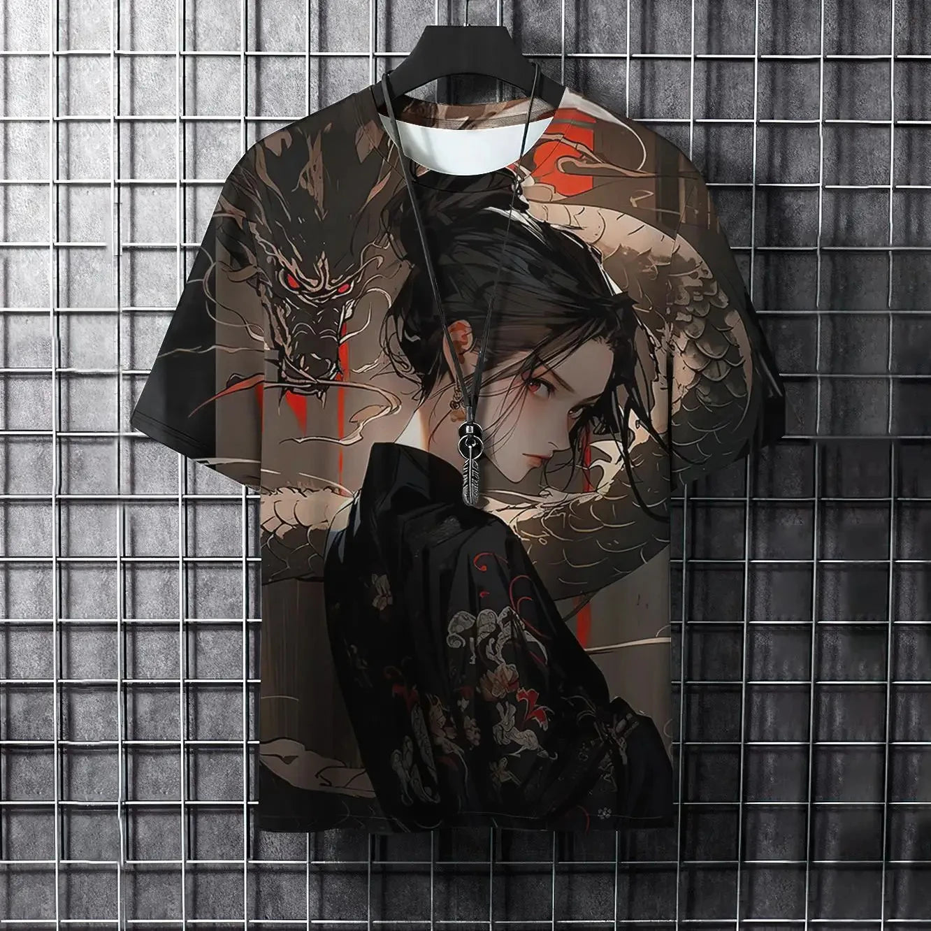 🔥 Japan Style 3D Print Men’s T-Shirt – Bold & Breathable! 🔥