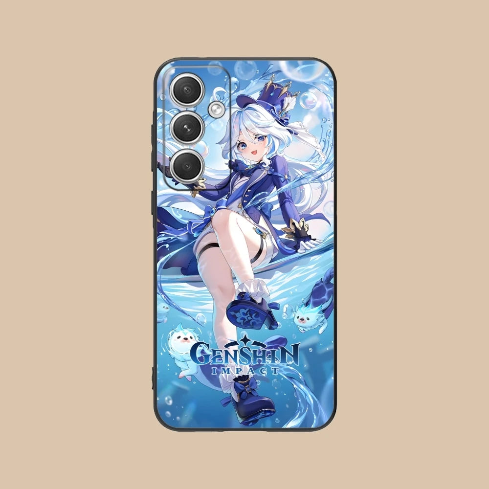 🔥 Genshin Impact Samsung Phone Case – Protect with Style! 🔥