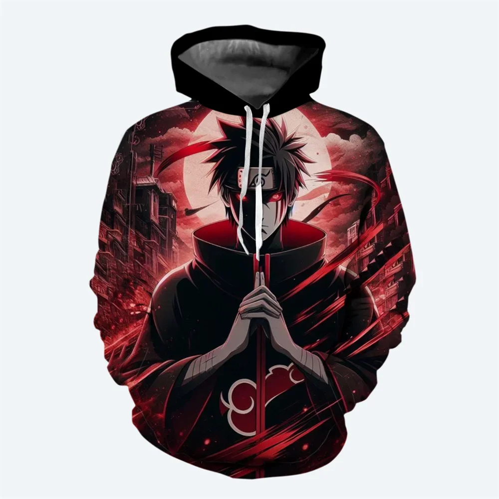 Uchiha Itachi Jongens Meisjes Hoodie Uzumaki Naruto Heren Hoodie 3D Print Sasuke Pullover Heren Hoodie Kakashi Herenkleding