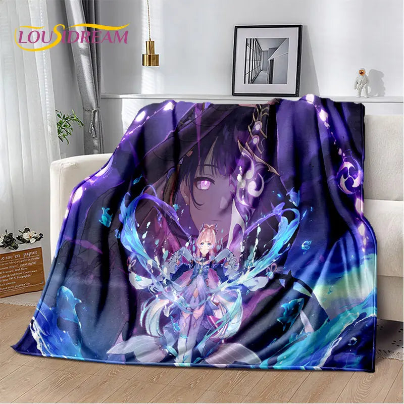 🌟 Genshin Impact Printed Blanket 🌟