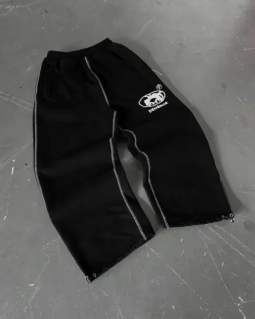 🔥 Y2K Harajuku Hip Hop Baggy Pants – Streetwear Vibes! 🔥