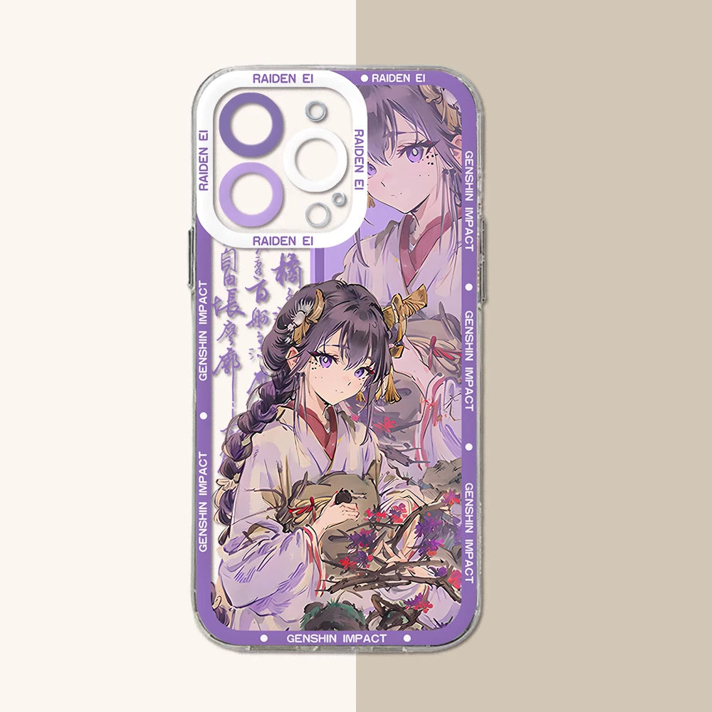 Genshin Impact telefoonhoesje voor iPhone 11-12-13