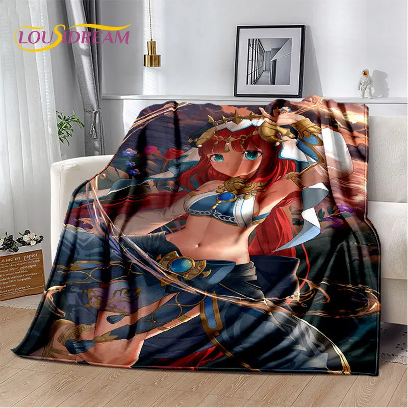 🌟 Genshin Impact Printed Blanket 🌟