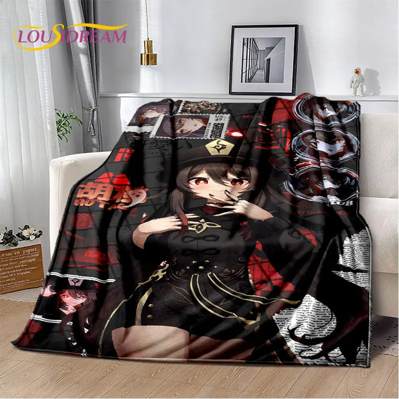 🌟 Genshin Impact Printed Blanket 🌟