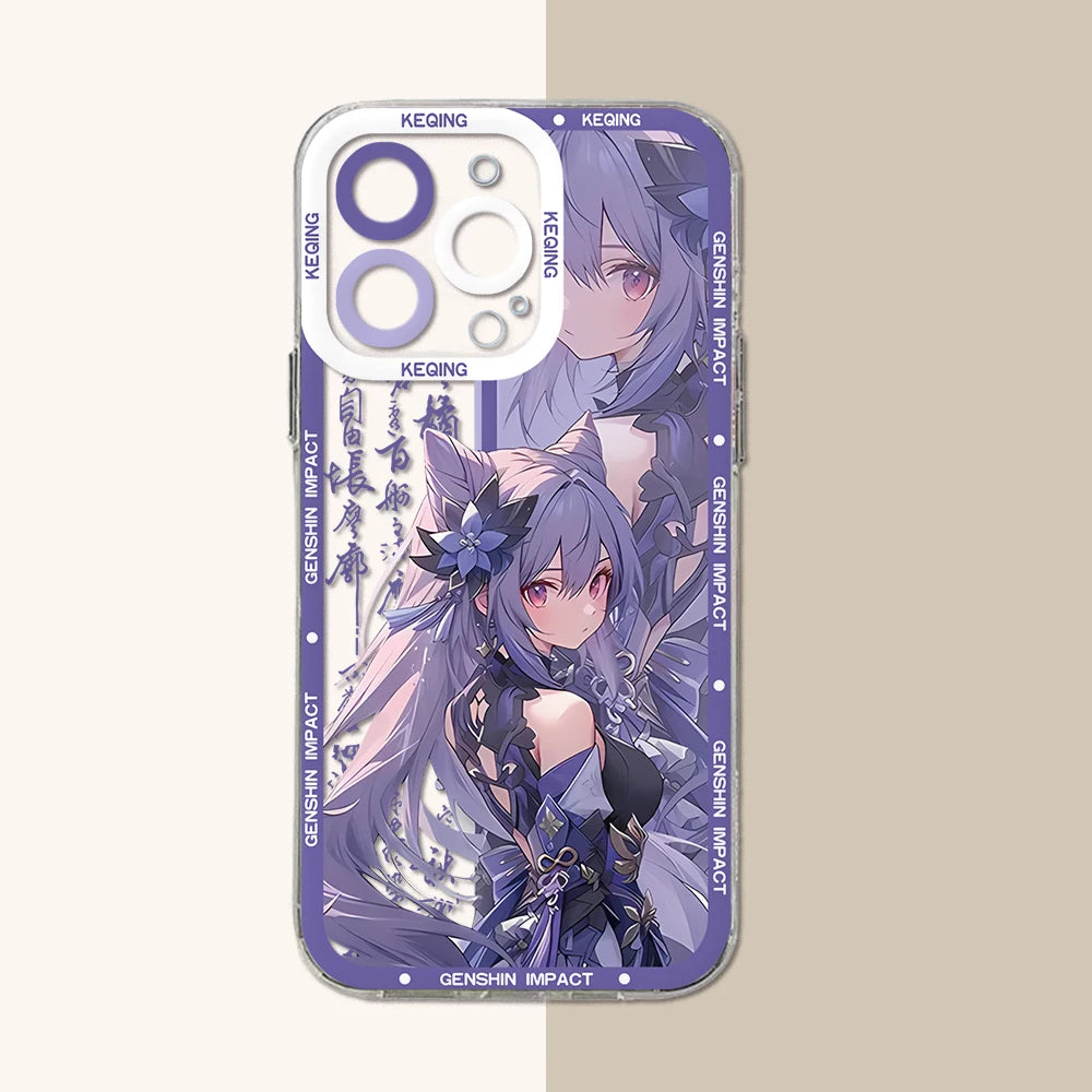 Genshin Impact telefoonhoesje voor iPhone 11-12-13