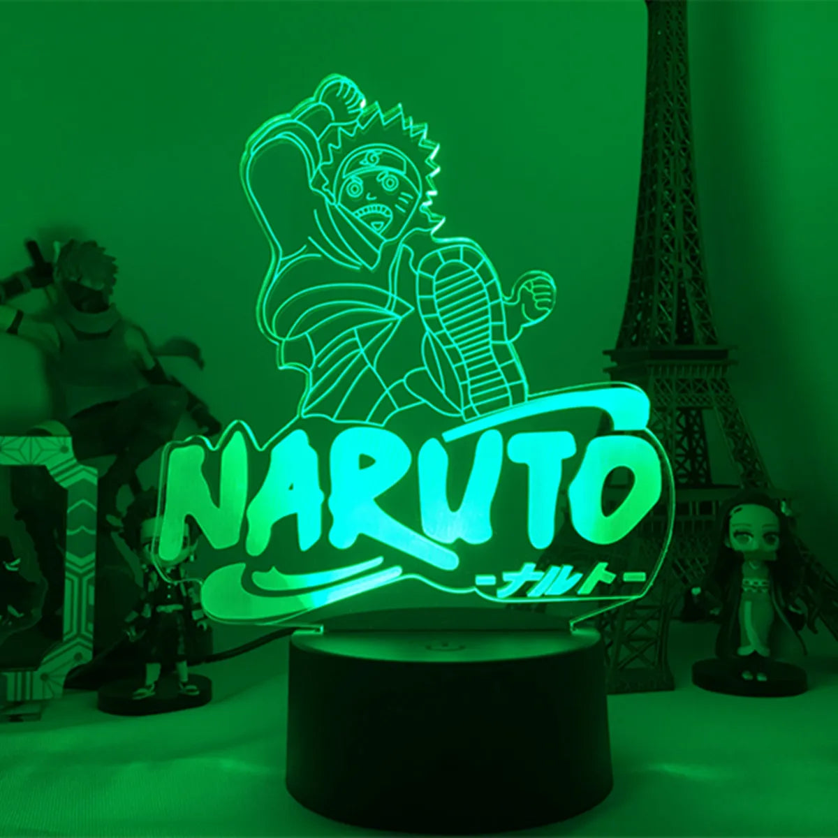 🔥 Naruto 3D LED-nachtlampje – Ultieme Ninja-vibes! 🔥