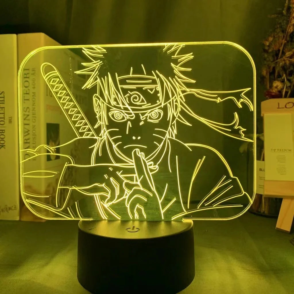 🔥 Naruto 3D LED Night Light – Ultimate Ninja Vibes! 🔥