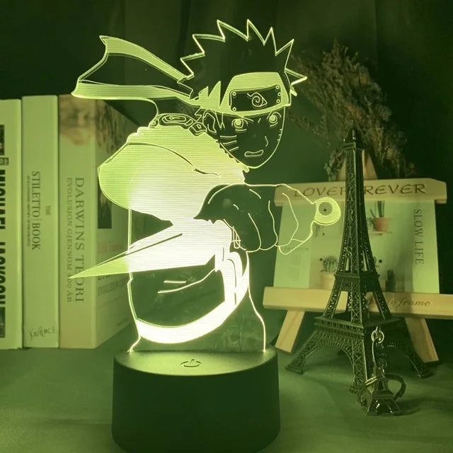 🔥 Naruto 3D LED-nachtlampje – Ultieme Ninja-vibes! 🔥